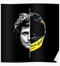 Guy Martin 2 Sides Helm Design Poster