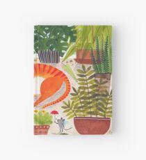 Katze im Gewächshaus Hardcover Journal