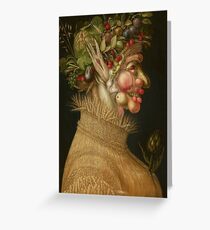 Summer by Giuseppe Arcimboldo Greeting Card