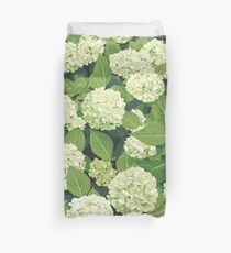 Bloom in White Duvet Cover
