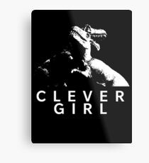 Clever Girl Metal Print