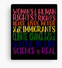 Political Protest - United we are stronger Canvas Print