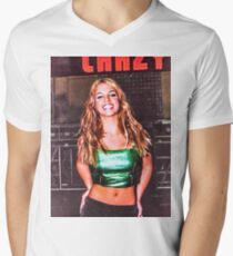 BRITNEY CRAZY Men's V-Neck T-Shirt