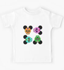 Dia De Los Muertos Ears (Pattern) Kids Tee