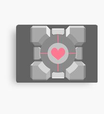 Companion Cube Canvas Print