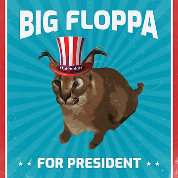 Funny Big Floppa Cat Meme Rapper Gifts Mug | Poster