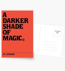 A Darker Shade of Magic: Typography Postcards