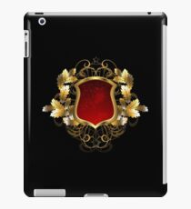 Red Shield with an Oak Branch iPad Case/Skin