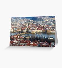 Prague Panorama Greeting Card