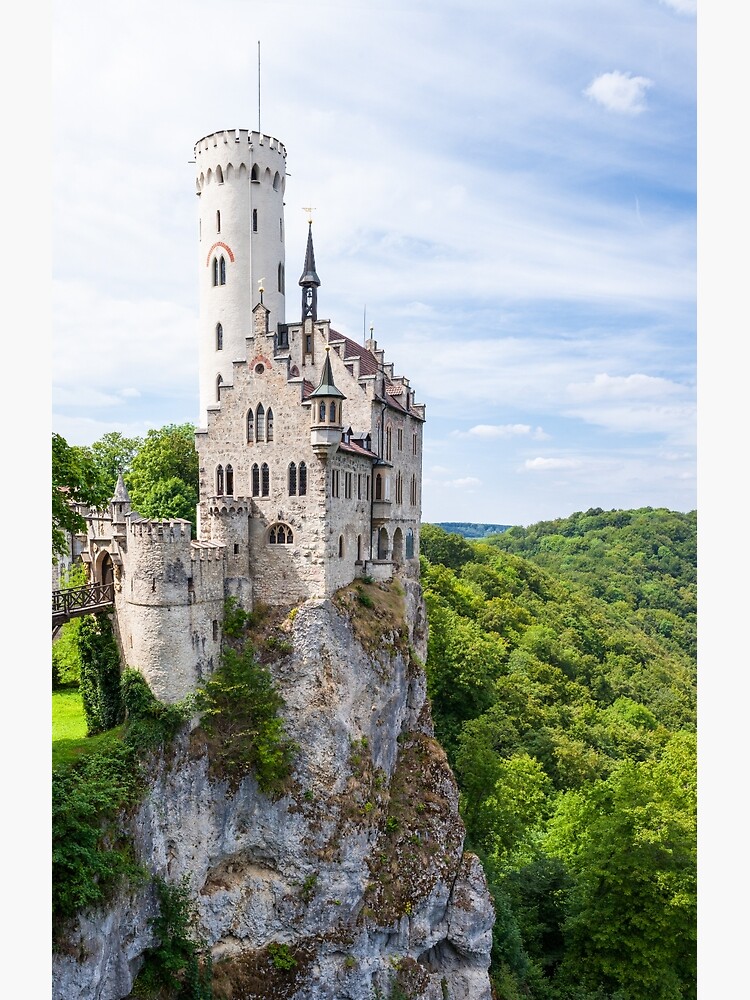 Lichtenstein castle in Germany by Juhku