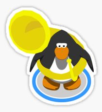 Tuba Penguin Sticker