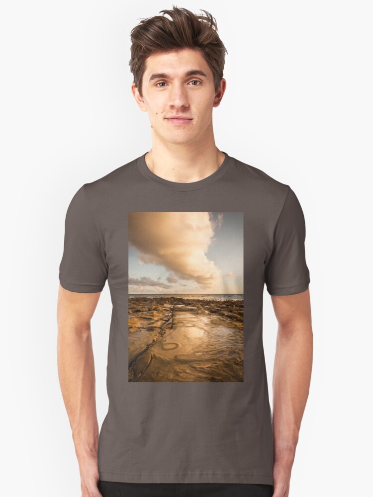 Alternate view of Rocky beach at tip of Borneo Slim Fit T-Shirt