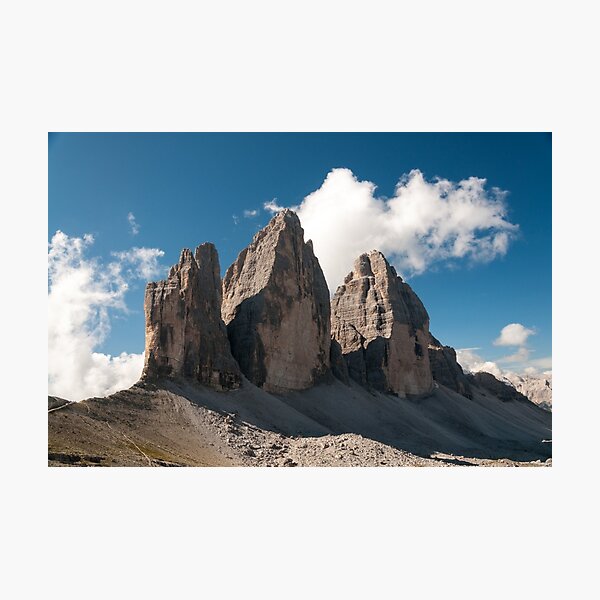 Tre Cime di Lavaredo Photographic Print