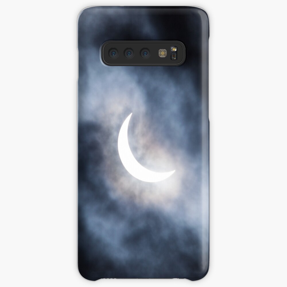 Partial solar eclipse through clouds Case & Skin for Samsung Galaxy
