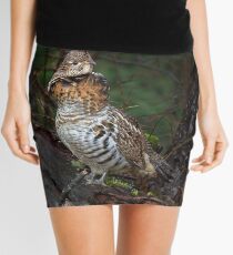 Ruffed Grouse - Algonquin Park, Canada Mini Skirt