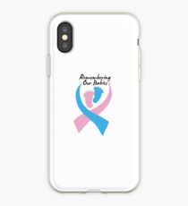 Miscarriage Awareness Remembering Our Babies iPhone Case