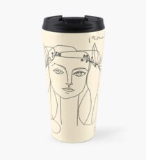 Taza de viaje CABEZA 1946: impresión abstracta de la vendimia