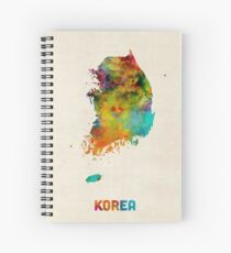 Korea-Aquarell-Karte Spiralblock