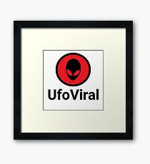 UfoViral Red Fury Framed Print