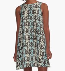 221B Baker St Wallpaper A-Line Dress