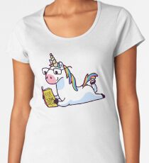 Unicorn Believe in Yourself Magically Fabulous II Women's Premium T-Shirt
