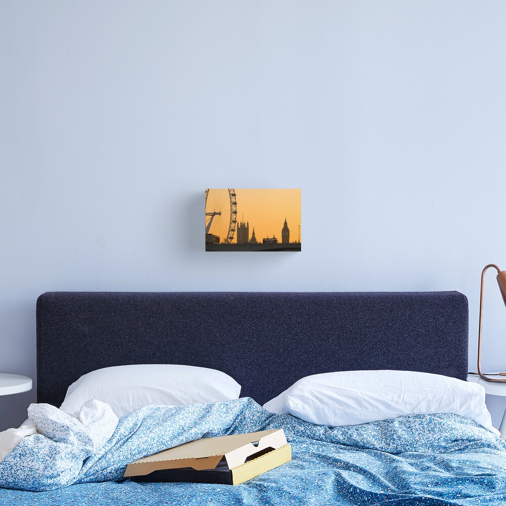 Big Ben and London Eye (Alan Copson © 2008) Canvas Print