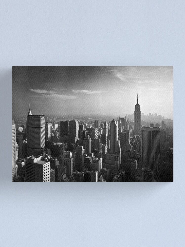Alternate view of Manhattan Skyline with Empire State Building (Alan Copson ©) Canvas Print