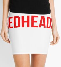 I Prefer Redheads - Ginger Redhead Mini Skirt