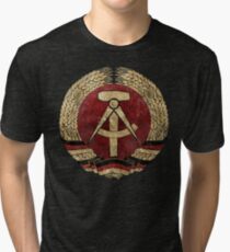 DDR Vintage Shield V02 Tri-blend T-Shirt