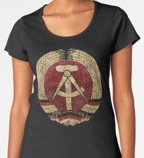 DDR Vintage Shield V02 Women's Premium T-Shirt