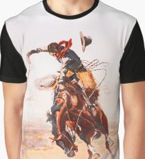 Wild West Series Bad Horse Graphic T-Shirt