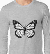 Black and white butterfly. Long Sleeve T-Shirt