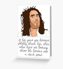 Russell Brand Greeting Card