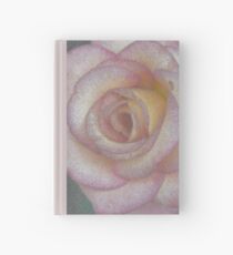 Single Pink Rose Hardcover Journal