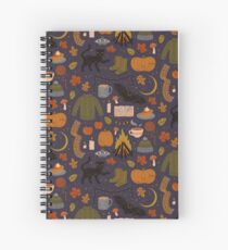 Autumn Nights Spiral Notebook