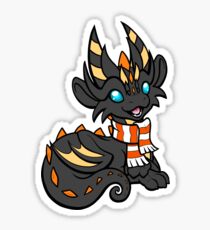 Halloween Scarf Dragon Sticker