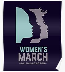 Women's March 2017 On Washington Poster