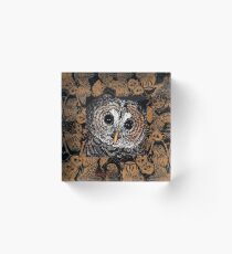 Owls Acrylic Block