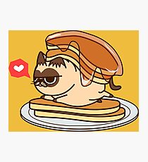 Pancakes Cat Photographic Print