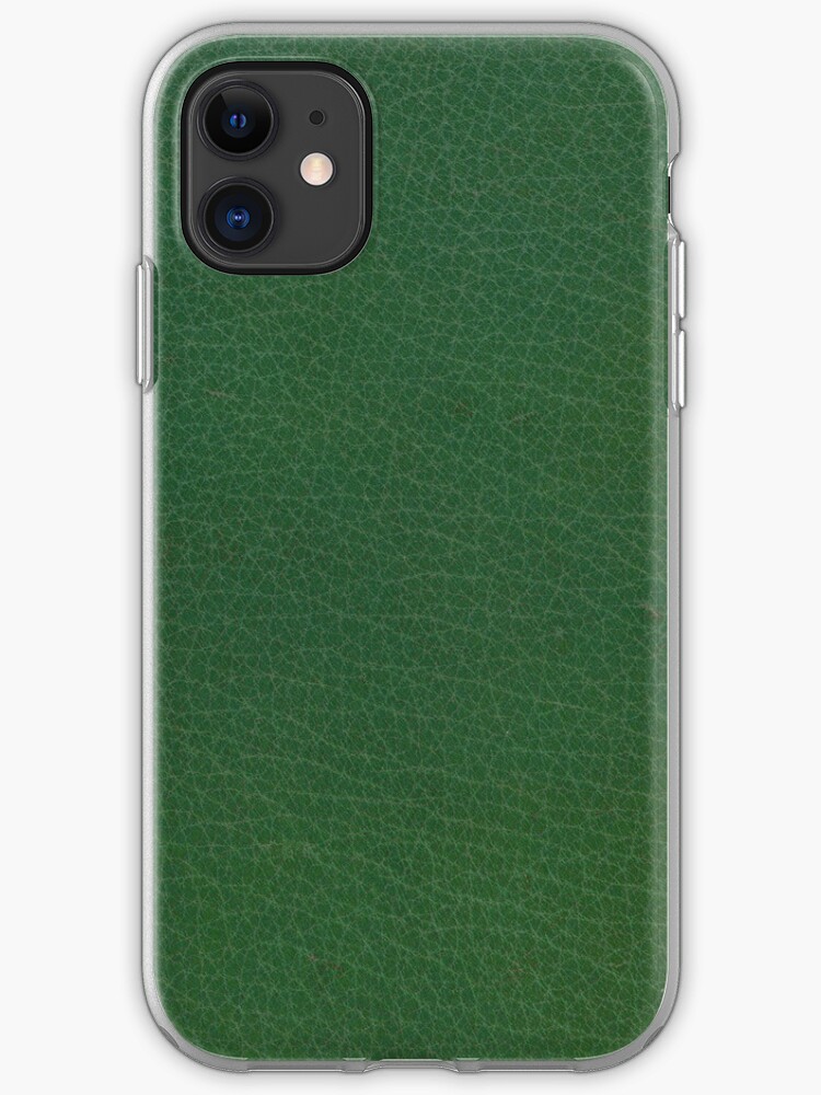 Emerald Green Leather Iphone Case Cover By Coverinlove Redbubble