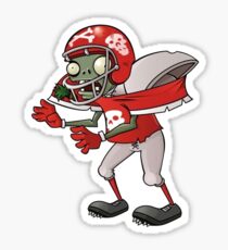 Football Zombie from Plants vs Zombies Sticker