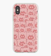 Pink Piggy Pigs iPhone Case