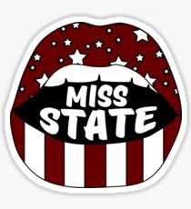 Miss State Lips Sticker