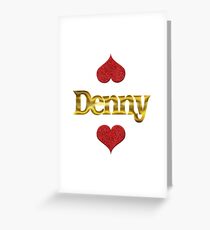 Denny Greeting Card