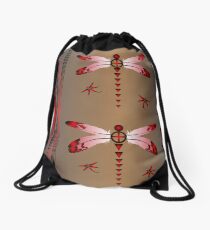 Dragonfly Drawstring Bag
