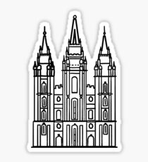 Mormonen Tempel Sticker