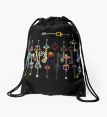 Kingdom Hearts Keyblades Drawstring Bag