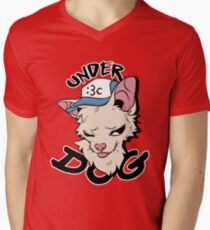 UNDER DOG Men's V-Neck T-Shirt