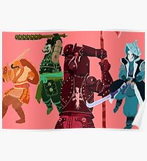 For Honor Nobushi, Shugoki, Warlord & Lawbringer Poster