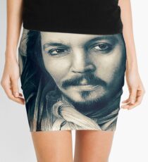 Johnny Depp drawing Mini Skirt